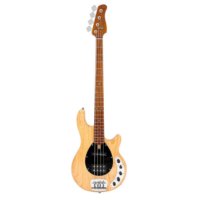 Sire Basses Z7 4/NT Swamp ash 4-snarige actieve basgitaar, natuurlijk