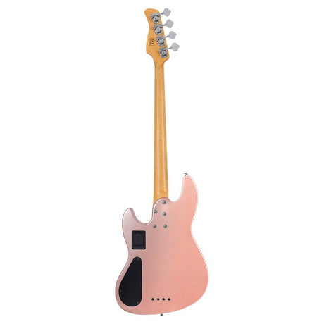 Sire Basses U7 4/RGD Elzenhouten 4-snarige actieve basgitaar, rosegoud