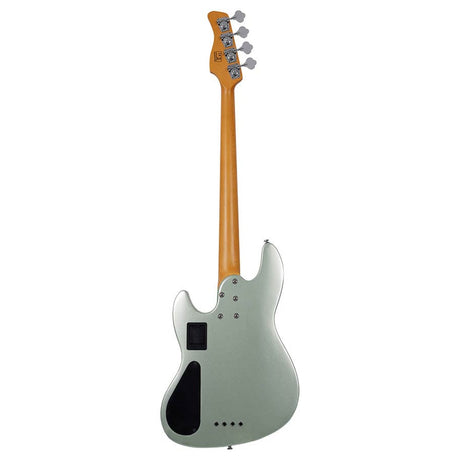 Sire Basses U7 4/SGM Elzenhouten 4-snarige actieve basgitaar, surf groen metallic