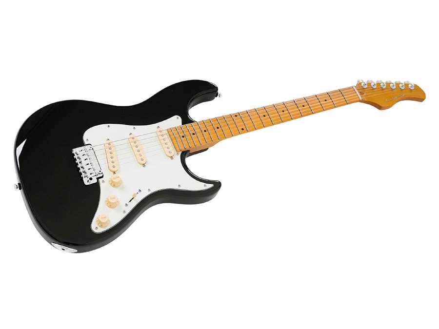 Sire Guitars S5/BK Alder elektrische gitaar S-stijl, zwart