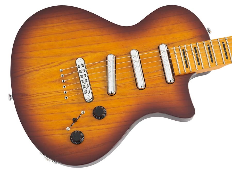 Sire Guitars L5/TSS Swamp ash + esdoorn elektrische gitaar L-stijl, tobacco sunburst satijn