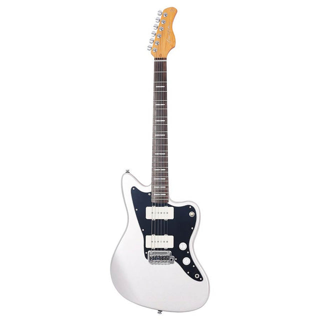 Sire Guitars J3/SV Mahonie elektrische gitaar J-stijl, zilver