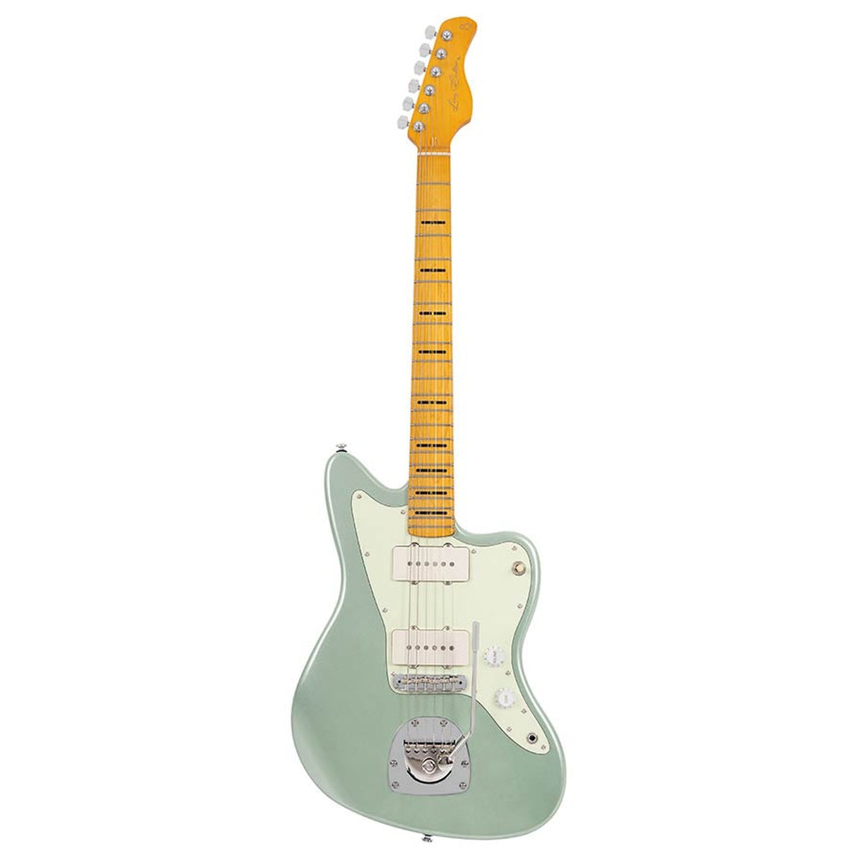 Sire Guitars J5/SGM Mahonie elektrische gitaar J-stijl, surf groen metallic