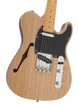 Sire Guitars T7TV/NT Alder + ash chambered elektrische gitaar T-stijl, naturel bruin