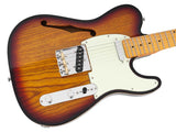 Sire Guitars T7TV/3TS Alder + ash chambered elektrische gitaar T-stijl, 3-tone sunburst