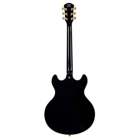 Sire Guitars H7T/BK Elektrische archtop gitaar met tremolo, zwart