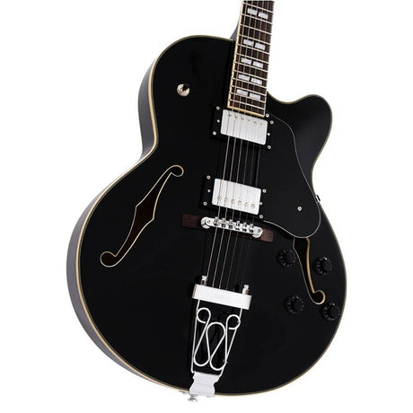 Sire Guitars H7F/BK Elektrische archtop gitaar, zwart