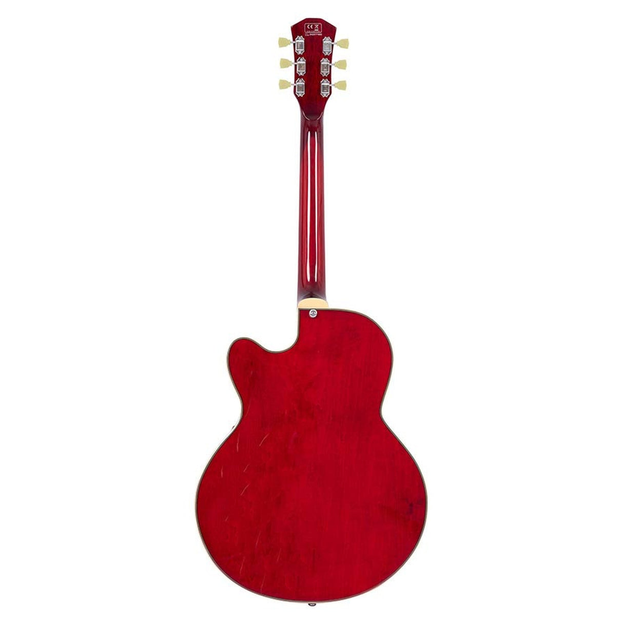 Sire Guitars H7F/STR Elektrische archtop gitaar, doorkijk rood