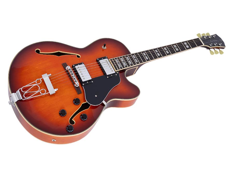 Sire Guitars H7F/TB Elektrische archtop gitaar, tobacco burst