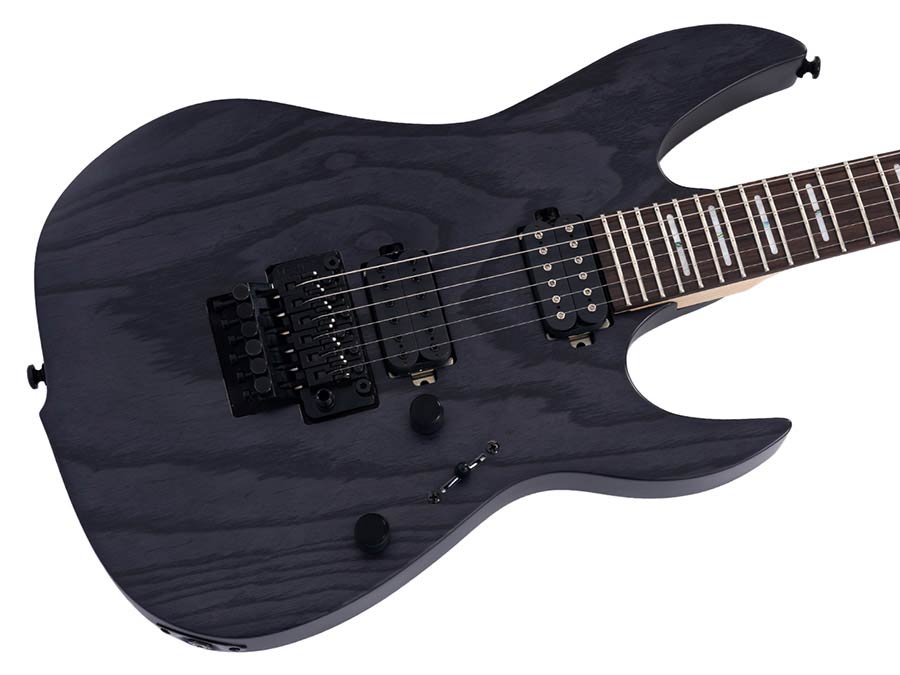 Sire Guitars X5/TBKS Mahonie + ash elektrische gitaar, transparant zwart satijn