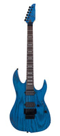 Sire Guitars X5/TBLS Mahonie + ash elektrische gitaar, transparant blauw satijn