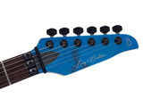 Sire Guitars X5/TBLS Mahonie + ash elektrische gitaar, transparant blauw satijn