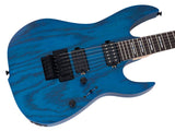 Sire Guitars X5/TBLS Mahonie + ash elektrische gitaar, transparant blauw satijn