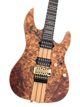 Sire Guitars X10/NTS Alder + populieren burl neck-through elektrische gitaar, naturel bruine satijn, incl. gigbag