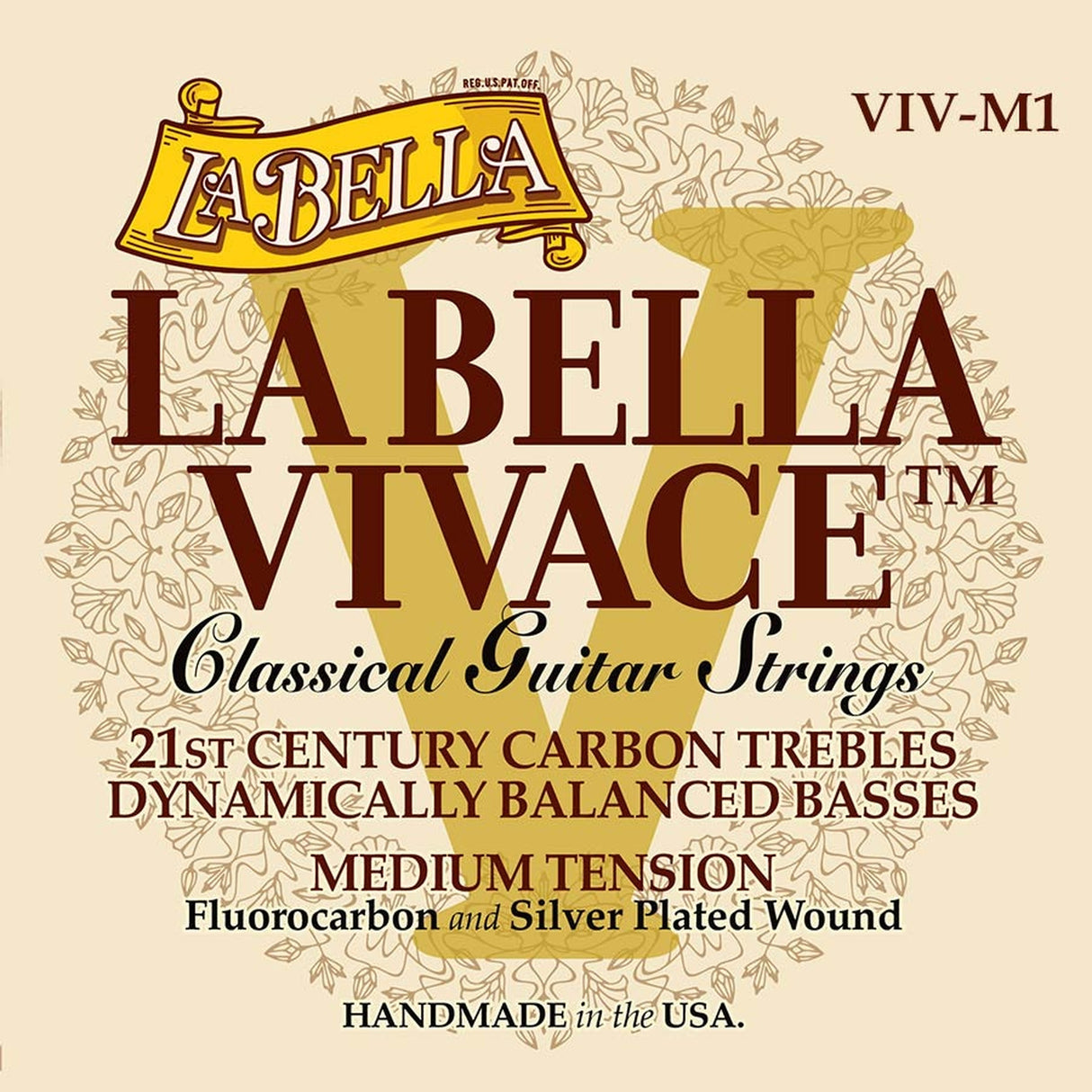 La Bella L-VIV-M1 E-1 snaar, medium tension