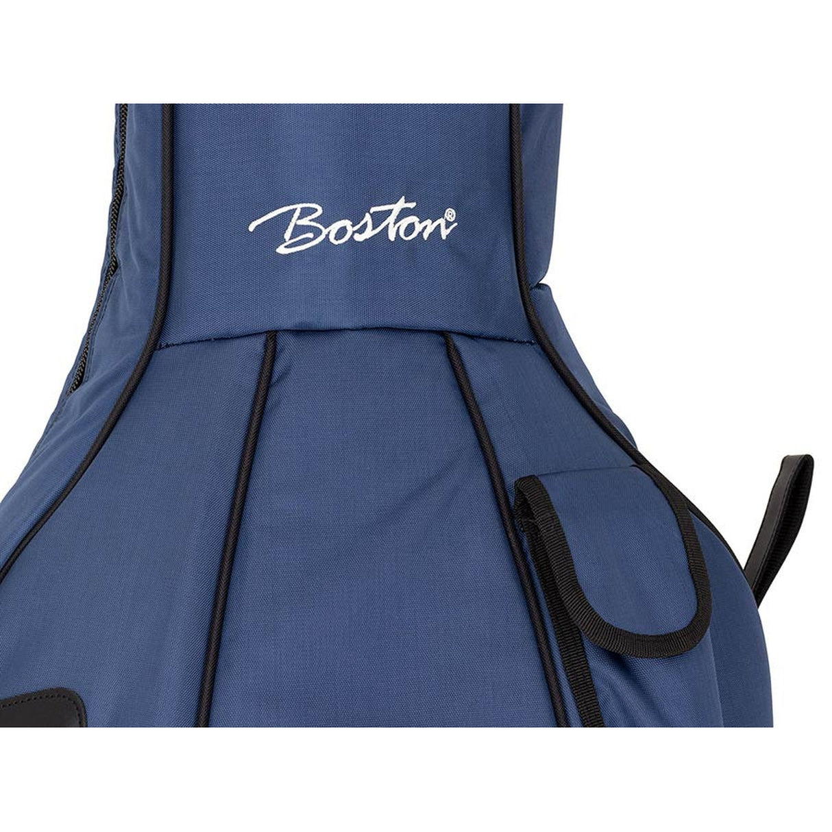 Boston CT-344 cello bag 4/4, blue, 23mm padded, resistant nylon cover, 2 straps, various pockets