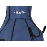 Boston CT-312 cello bag 1/2, blue, 23mm padded, resistant nylon cover, 2 straps, various pockets