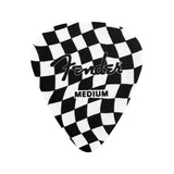 Fender 1980351088 checkerboard picks, 351 vorm, celluloid, 8-pack