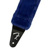 Fender 990642027 Poodle pluizige gitaarband, blauw