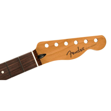 Fender 990393920 satin roasted maple Telecaster neck, 22 jumbo frets, 12" radius, rosewood, flat oval shape