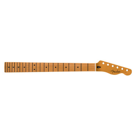 Fender 990392920 satin roasted maple Telecaster neck, 22 jumbo frets, 12" radius, maple, flat oval shape