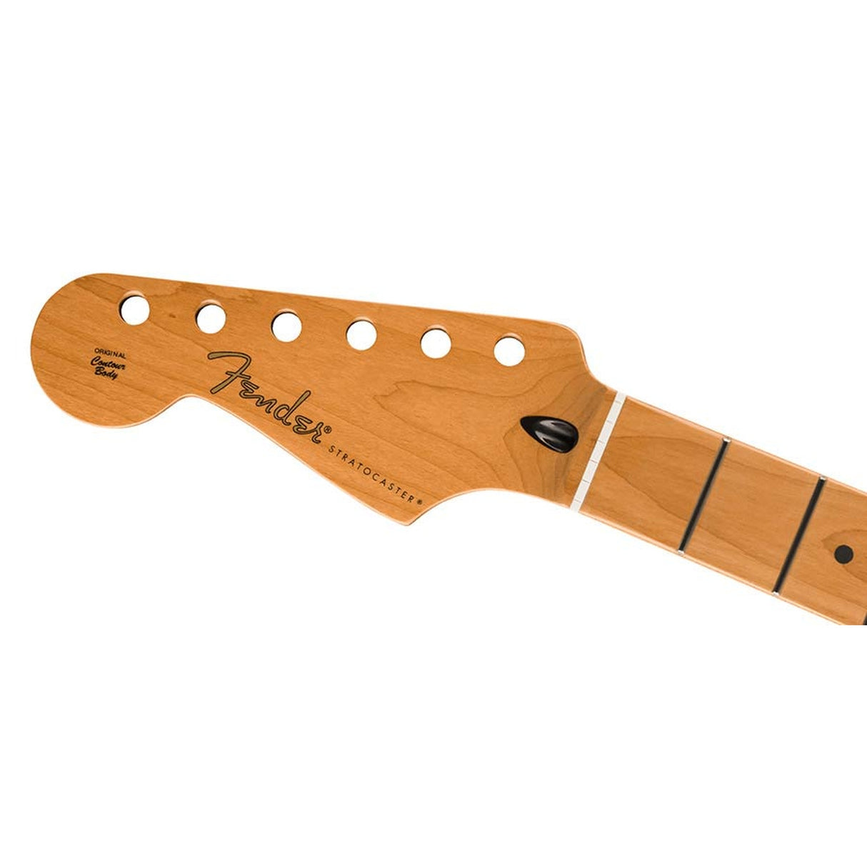 Fender 990422920 satin roasted maple Stratocaster lefthanded neck, 22 jumbo frets 12" radius, maple, flat oval shape