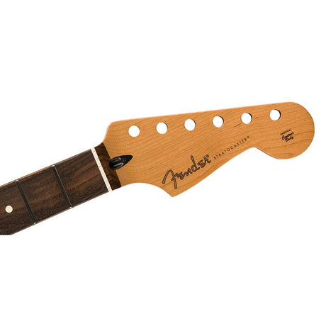 Fender 990493920 satin roasted maple Stratocaster neck, 22 jumbo frets, 12" radius, rosewood, flat oval shape