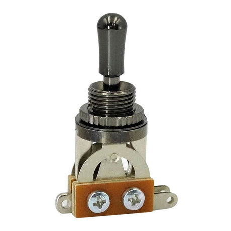 Boston SW-20-BN2 toggle switch 3-way, made in Japan, black hardware and parts, nickel contacts