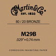 Martin & Co M-29-B 029 snaar, 80/20 bronze,