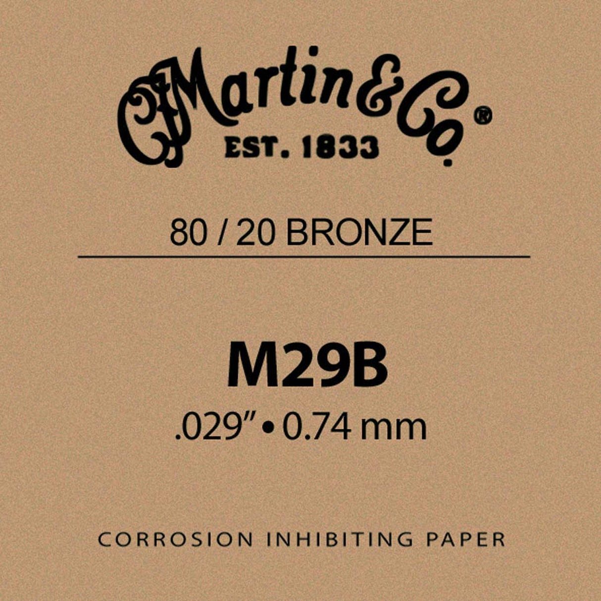 Martin & Co M-29-B 029 snaar, 80/20 bronze,