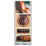 Korala UKCT-830-CE Arched Back Thin Concert ukulele Semi akoestisch