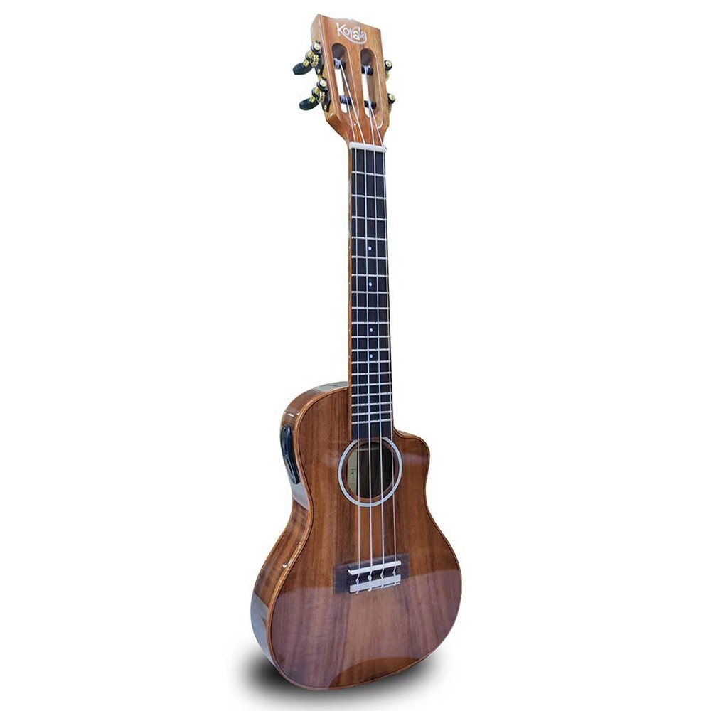 Korala UKCT-1030-CE All Solid Series Concert ukulele Semi Akoestisch