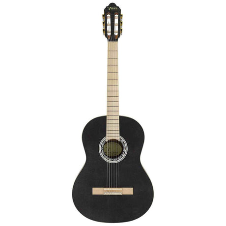 Valencia VC354HBK Klassieke Gitaar 4/4 – Sitka Spar & Mahonie, Zwart, Inclusief Tas, Standaard en Stemapparaat