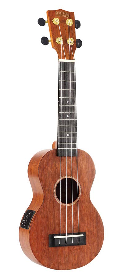 Mahalo MJ1VTTBR Java Series Sopraan Ukulele Transparant Bruin