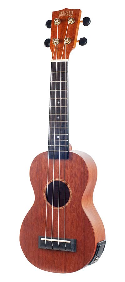 Mahalo MJ1VTTBR Java Series Sopraan Ukulele Transparant Bruin