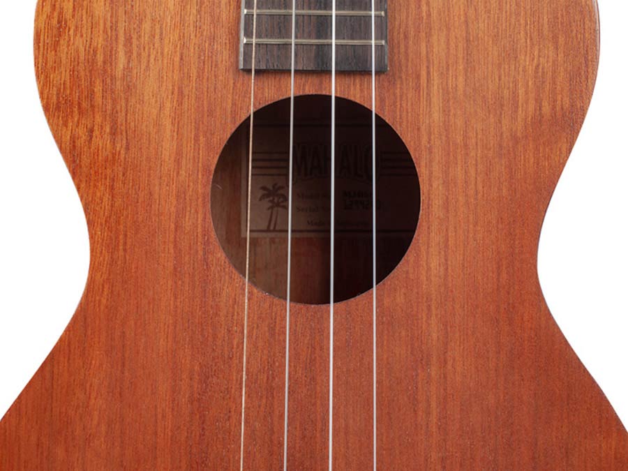 Mahalo MJ4TBR Java Series Bariton Ukulele Transparant Bruin