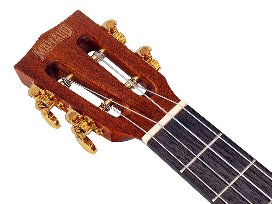 Mahalo MJ4VTTBR Java Series Bariton Ukulele Transparant Bruin