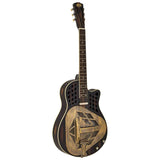 Royall CH12SC/BRS Chess Cutaway SC Tricone Resonator 12-Fret – Okoumé, Brown Satin, Lipstick PU, Softcase