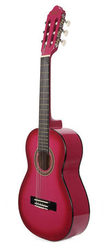 Valencia VC101PKS klassieke gitaar 1/4, linden body, esdoorn fb, hoogglans finish, sunburst roze