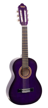 Valencia VC101PPS klassieke gitaar 1/4, linden body, esdoorn fb, hoogglans finish, sunburst paars