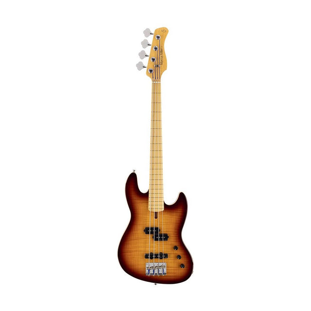 Sire U5 A4F/TS Marcus Miller fretless short scale basgitaar Tobacco Sunburst