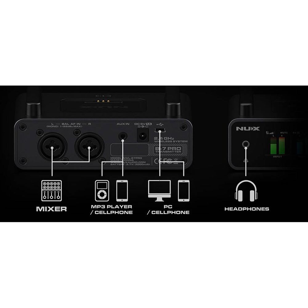 NUX B-7PRO Wireless in-ear monitor system