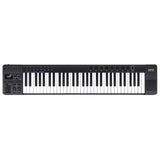 NUX NTK-61 midi keyboard met 61 aanslaggevoelige toetsen, drumpads, faders