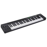 NUX NTK-61 midi keyboard met 61 aanslaggevoelige toetsen, drumpads, faders