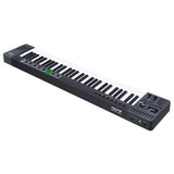 NUX NTK-61 midi keyboard met 61 aanslaggevoelige toetsen, drumpads, faders