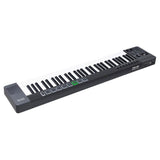 NUX NTK-61 midi keyboard met 61 aanslaggevoelige toetsen, drumpads, faders