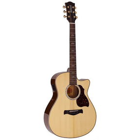 Richwood RG-27-CE grand auditorium semi akoestische westerngitaar naturel
