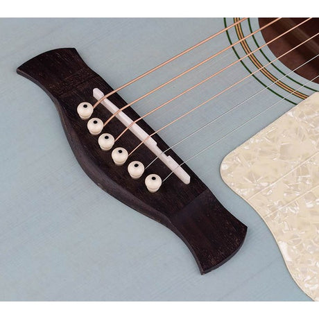 Richwood HSJ-55-LB Heritage Series jumbo akoestische westerngitaar licht blauw