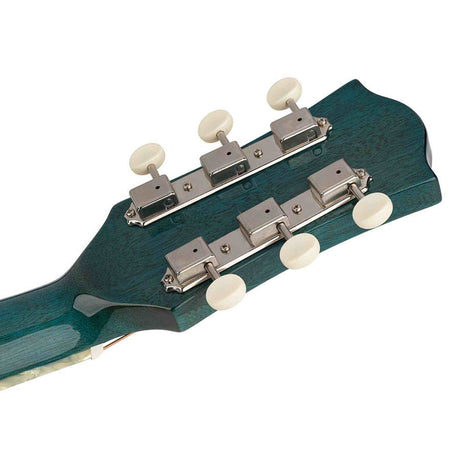 Richwood HSJ-55-LB Jumbo Jumbo Massief Bovenblad Akoestische Gitaar Light Blue Hoogglans