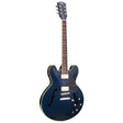 SX SEL6/GBU archtop gitaar – 2 humbuckers, esdoorn body, Glitter Blue + gigbag
